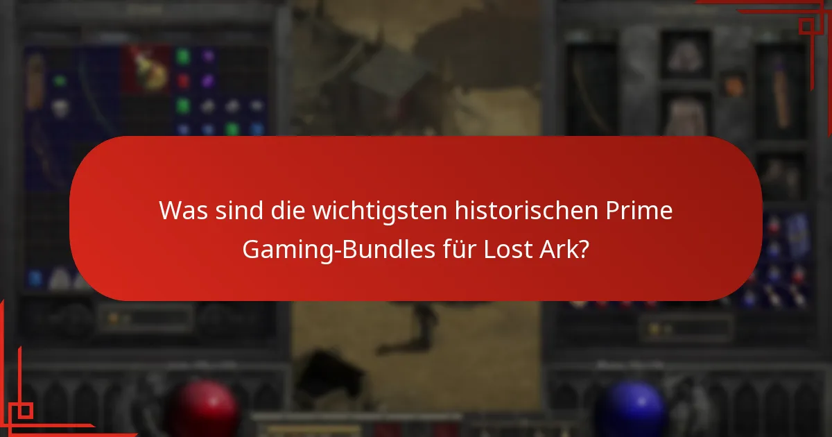 Wie haben sich die Prime Gaming-Bundles für Lost Ark im Laufe der Zeit entwickelt?