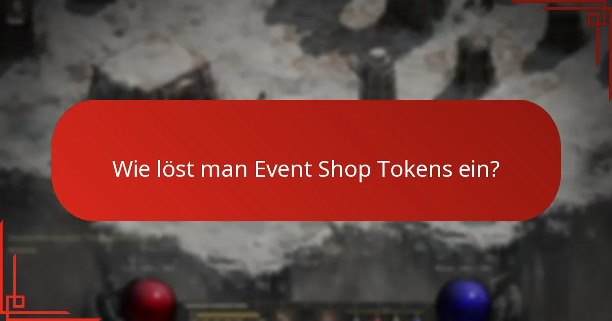 Wie verwaltet man Event Shop Tokens effektiv?